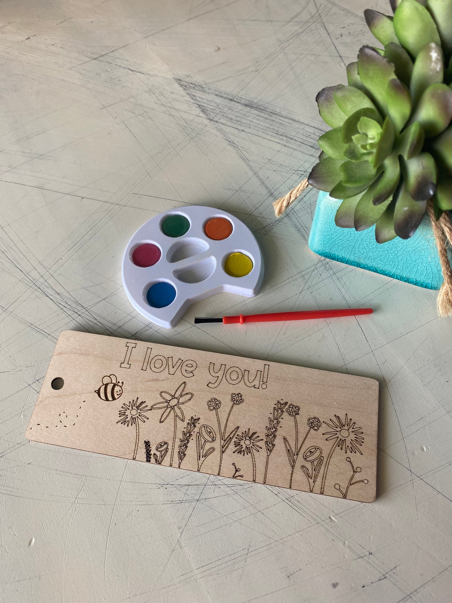 I love you bookmark craft kit - Novotny Designs