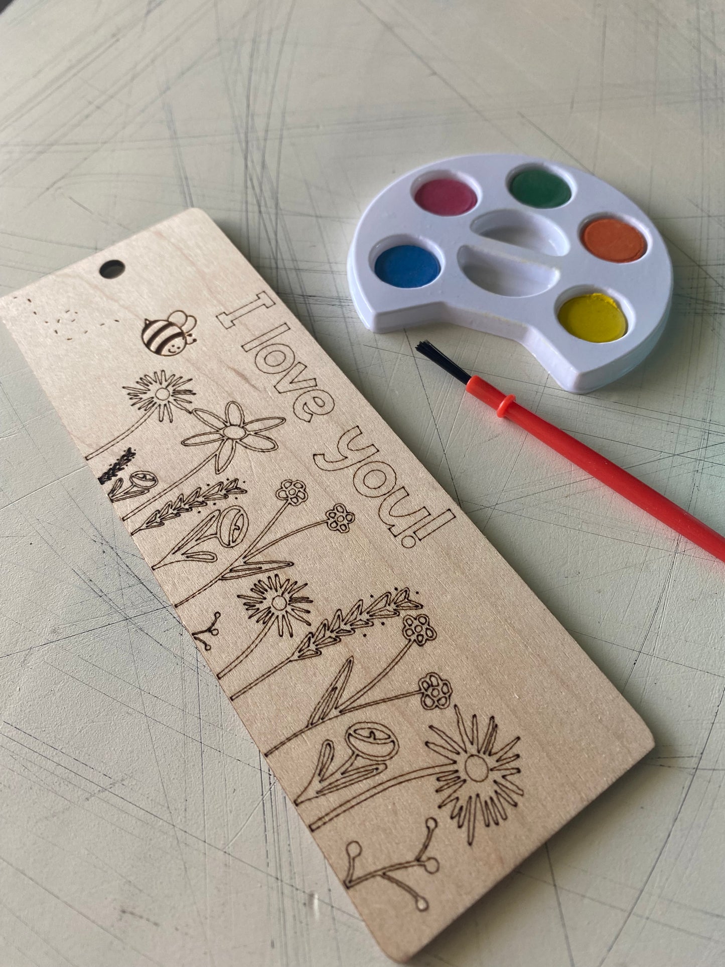 I love you bookmark craft kit - Novotny Designs
