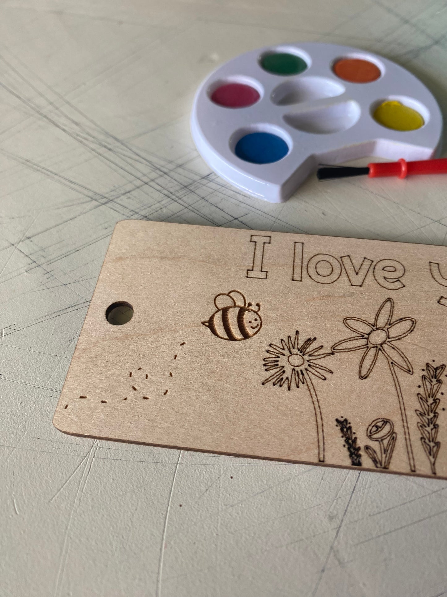 I love you bookmark craft kit - Novotny Designs
