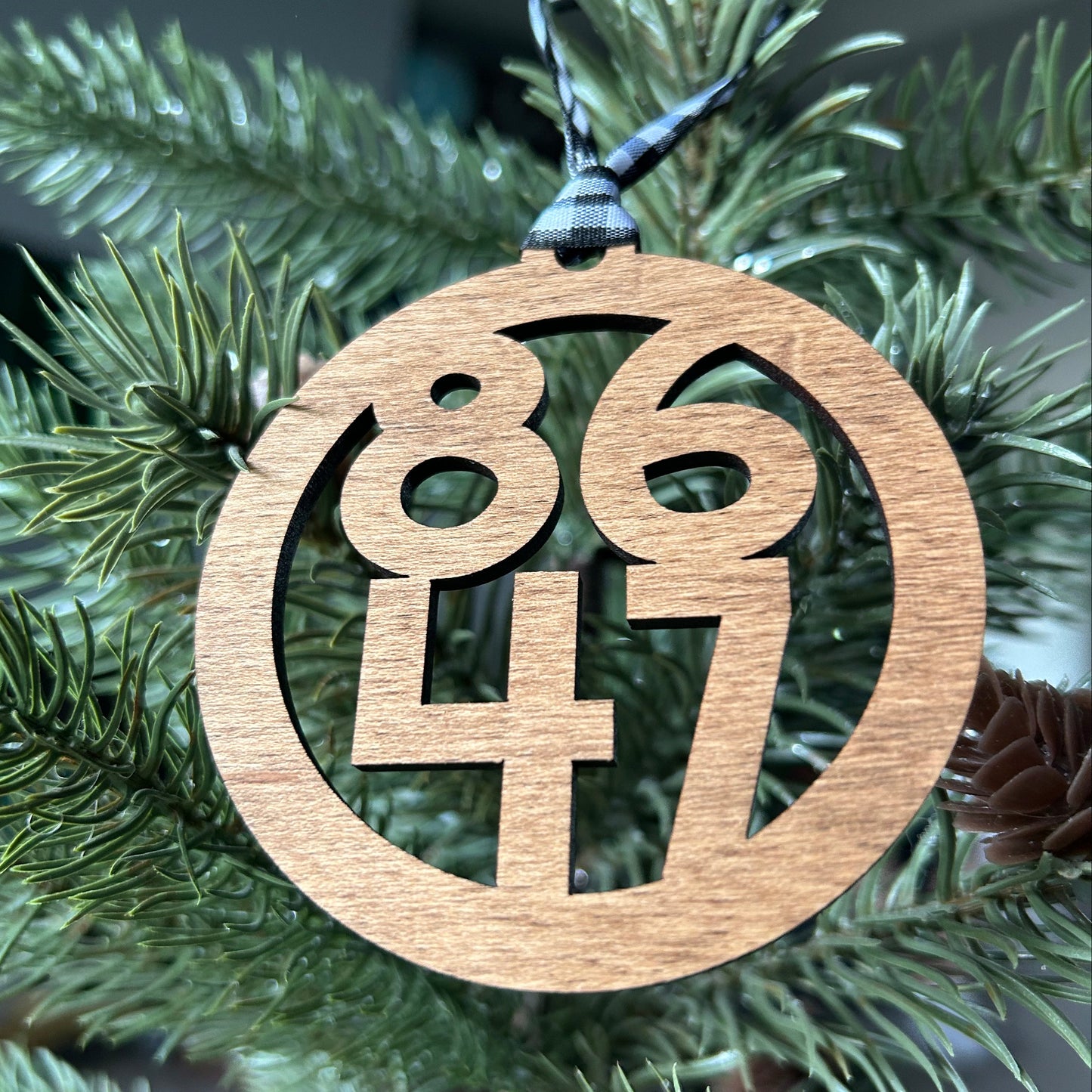 8647 Wood Ornament by Novotny Designs