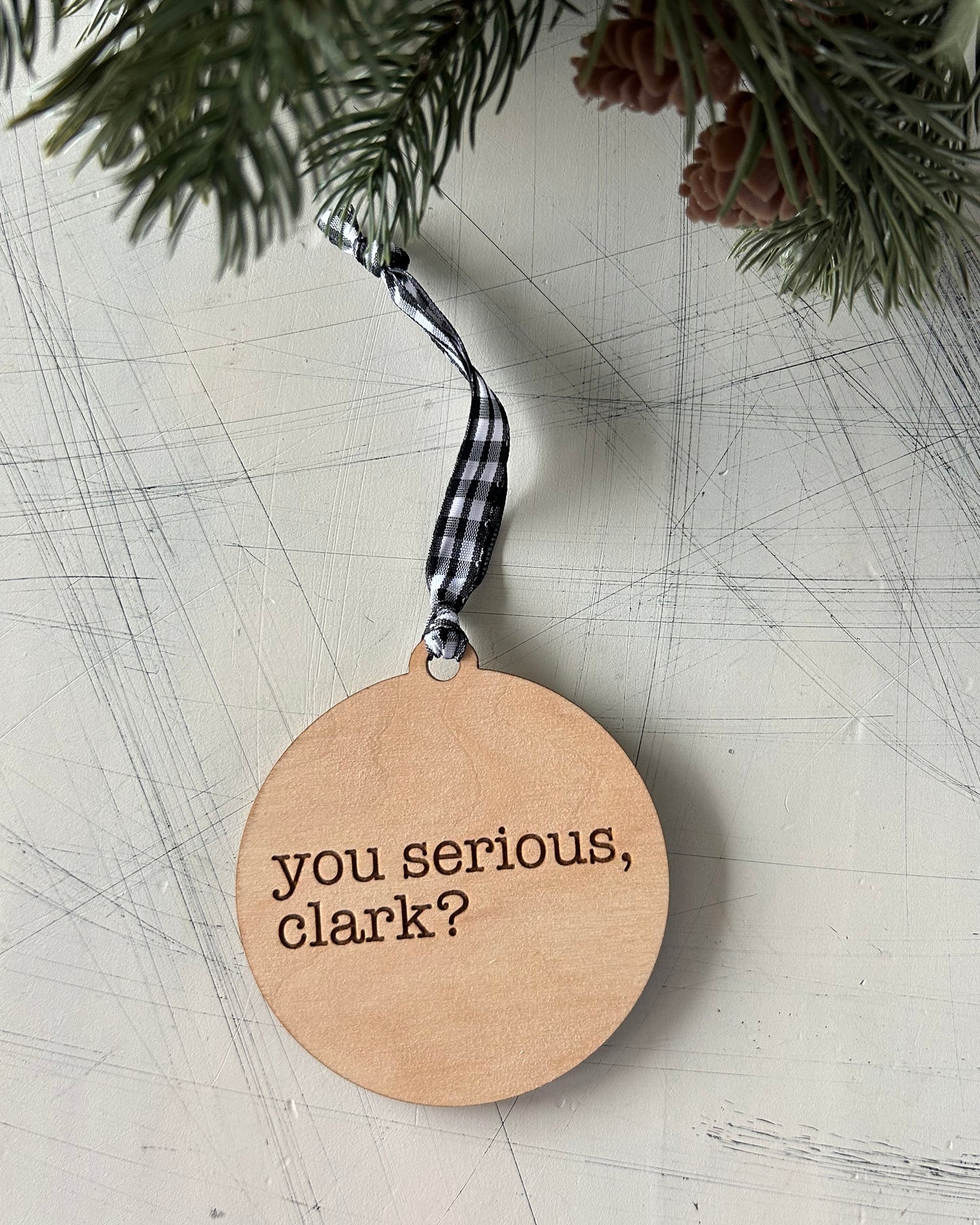 You serious, Clark? - 3 inch ornament by Novotny Designs