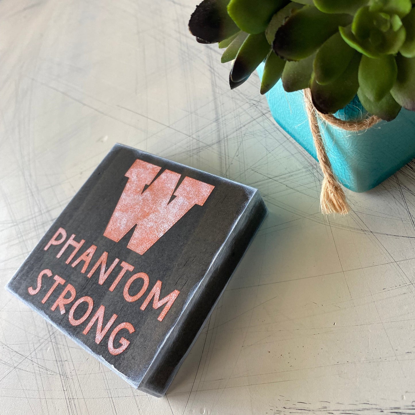 West De Pere logo mini sign - Novotny Designs