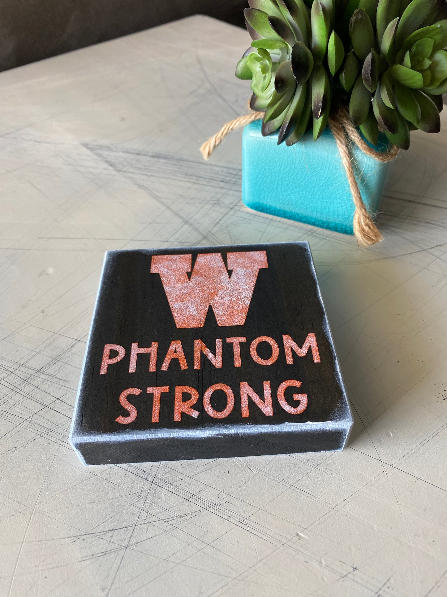 West De Pere logo mini sign - Novotny Designs