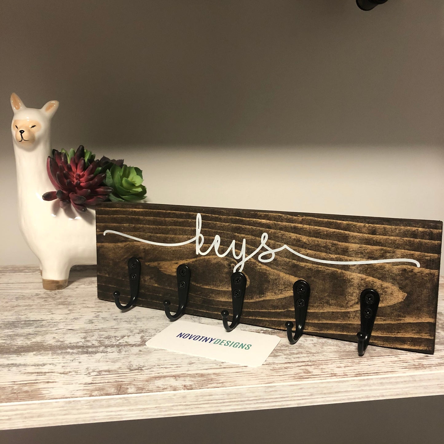 keys - handmade key hook wall decor
