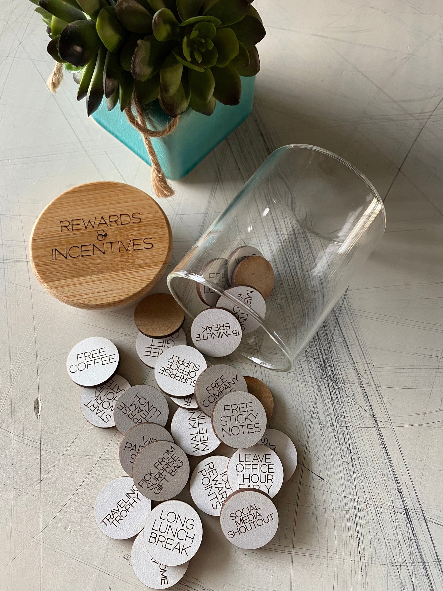 Employee Rewards and Incentives Token Jar