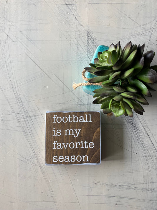 Football is my favorite season - customize your colors!