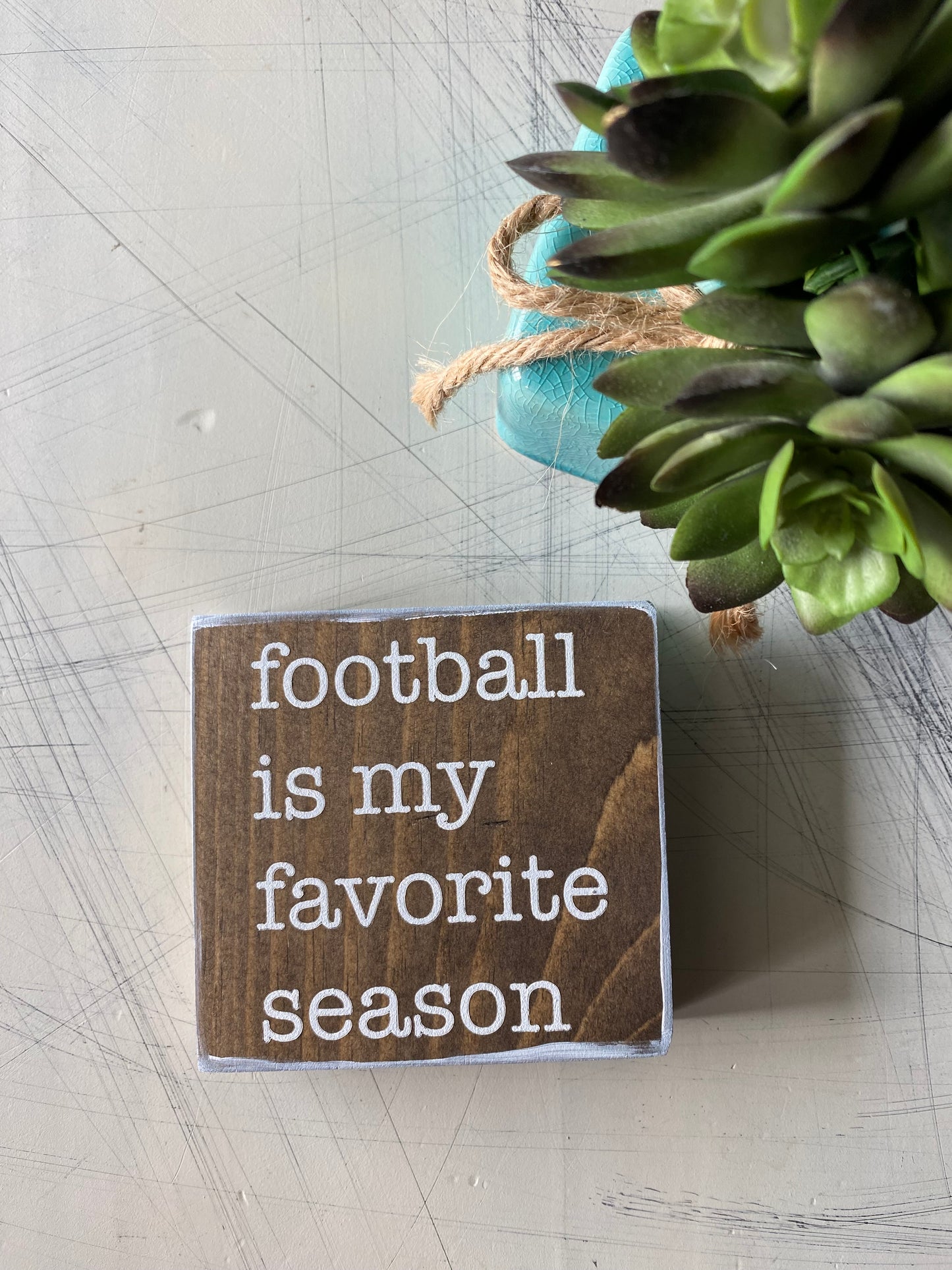 Football is my favorite season - customize your colors!