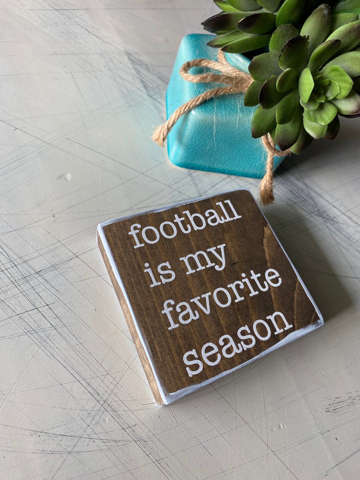 Football is my favorite season - customize your colors!