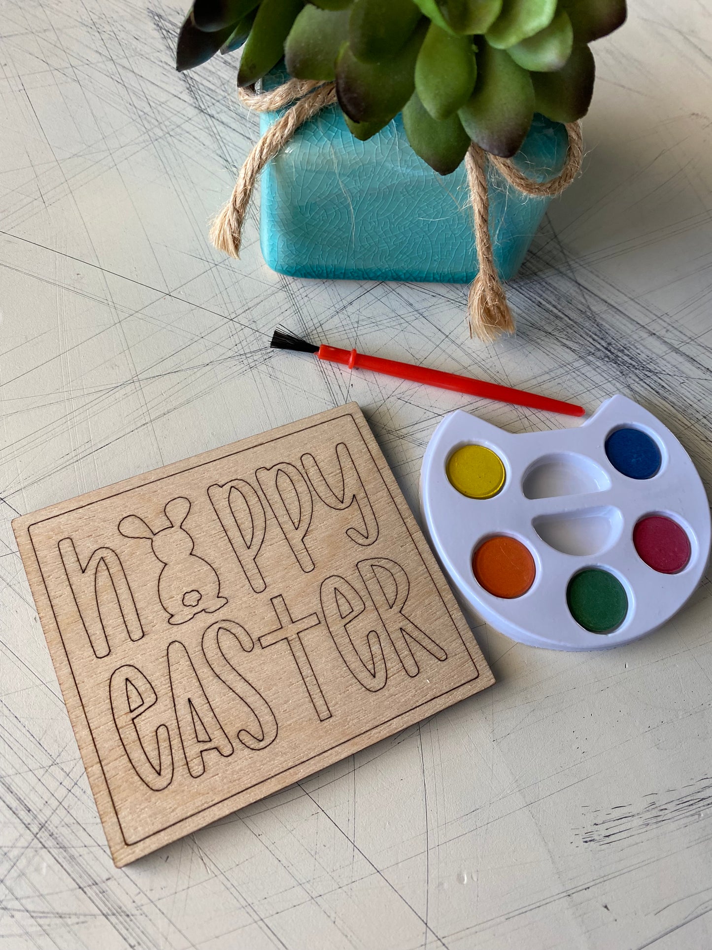 Happy Easter paint kit for kids - basket filler - Novotny Designs