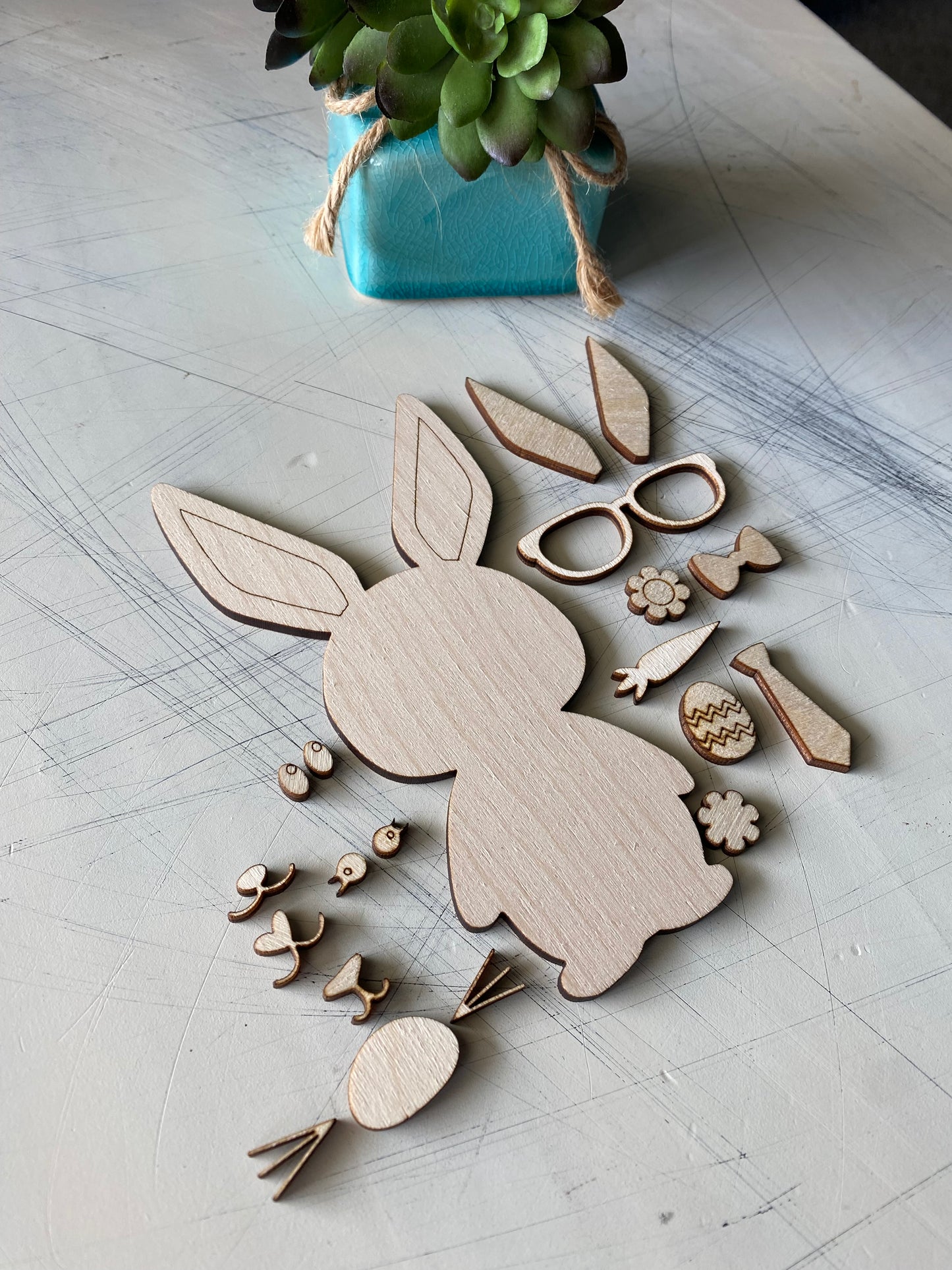 Build a Bunny Paint Kit - arts & crafts kit - Novotny Designs