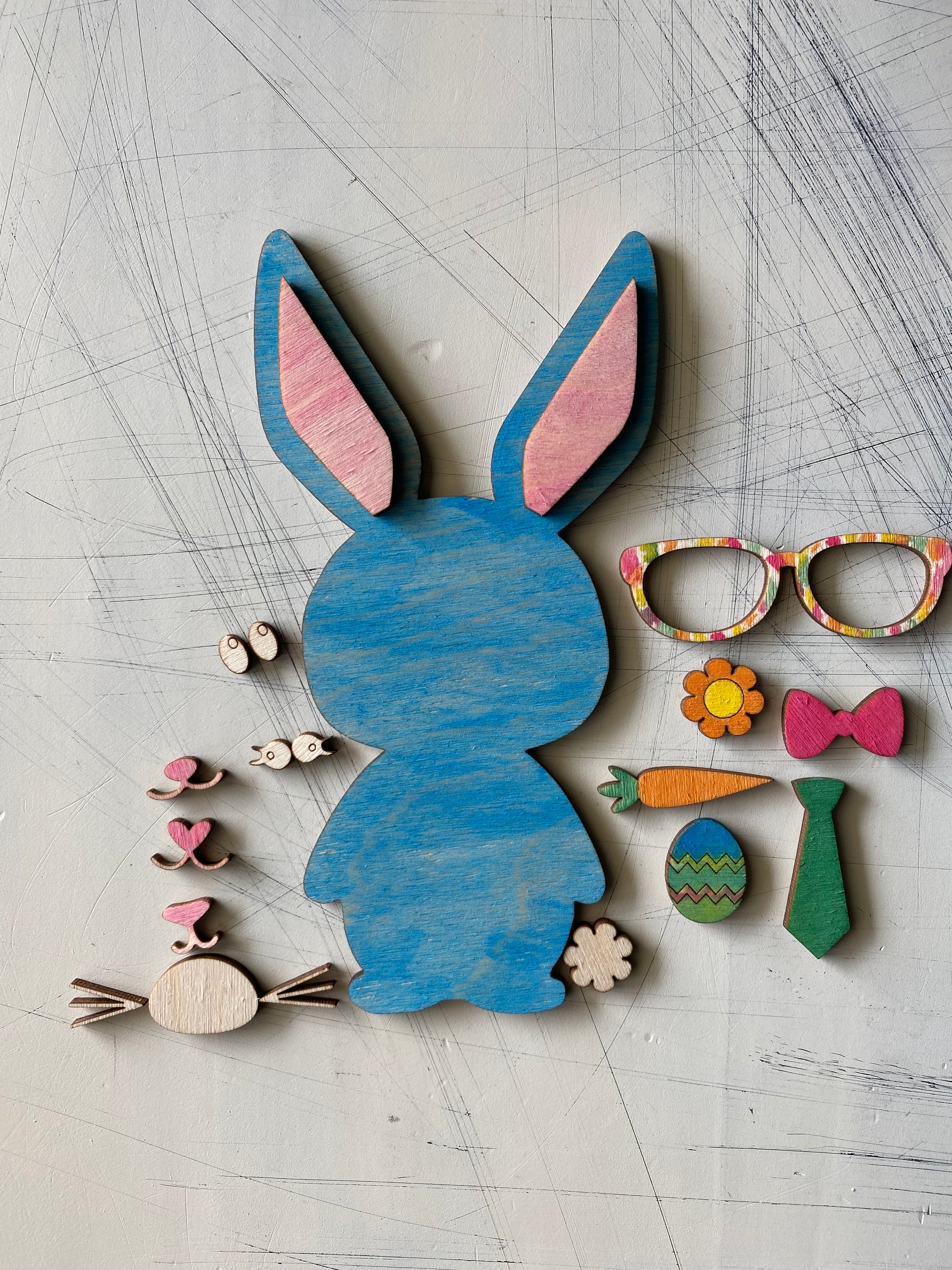 Build a Bunny Paint Kit - arts & crafts kit - Novotny Designs