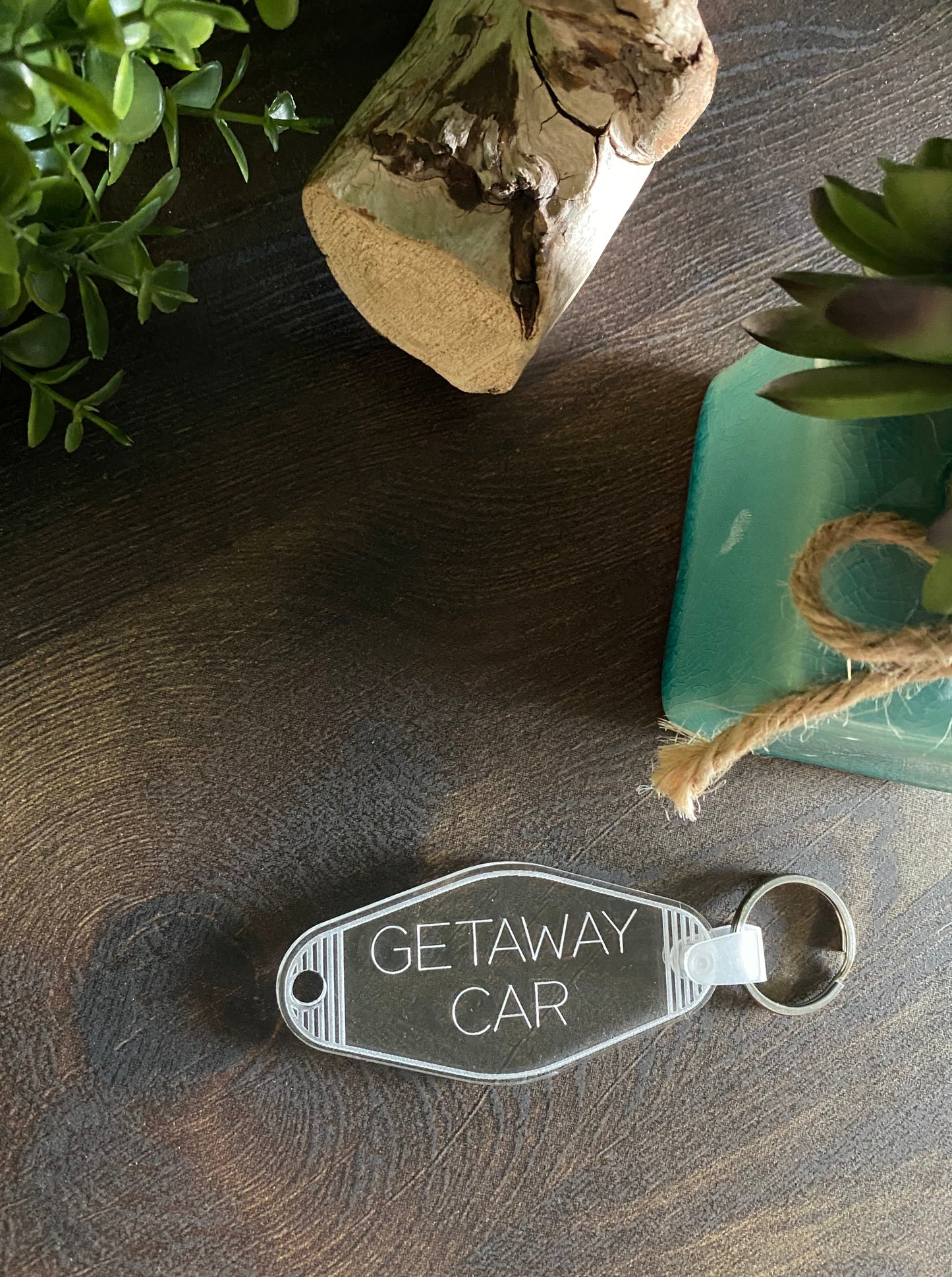 Getaway Car  - acrylic motel style keychain - Novotny Designs