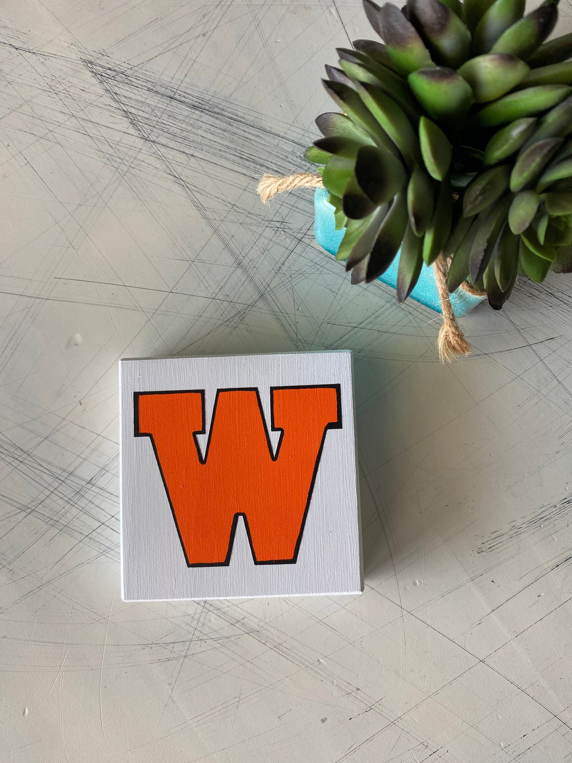 West De Pere logo mini sign  - Novotny Designs