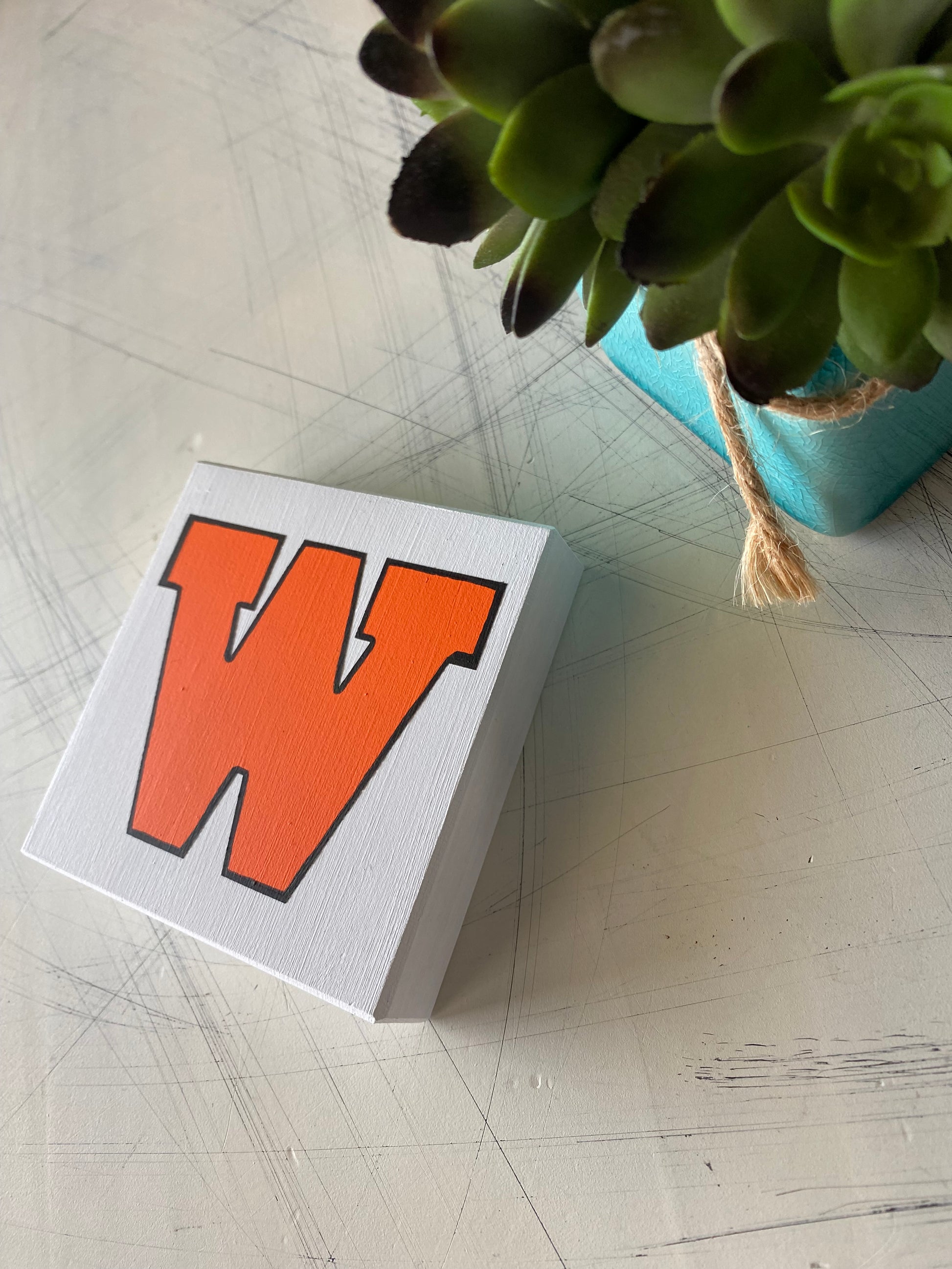 West De Pere logo mini sign  - Novotny Designs