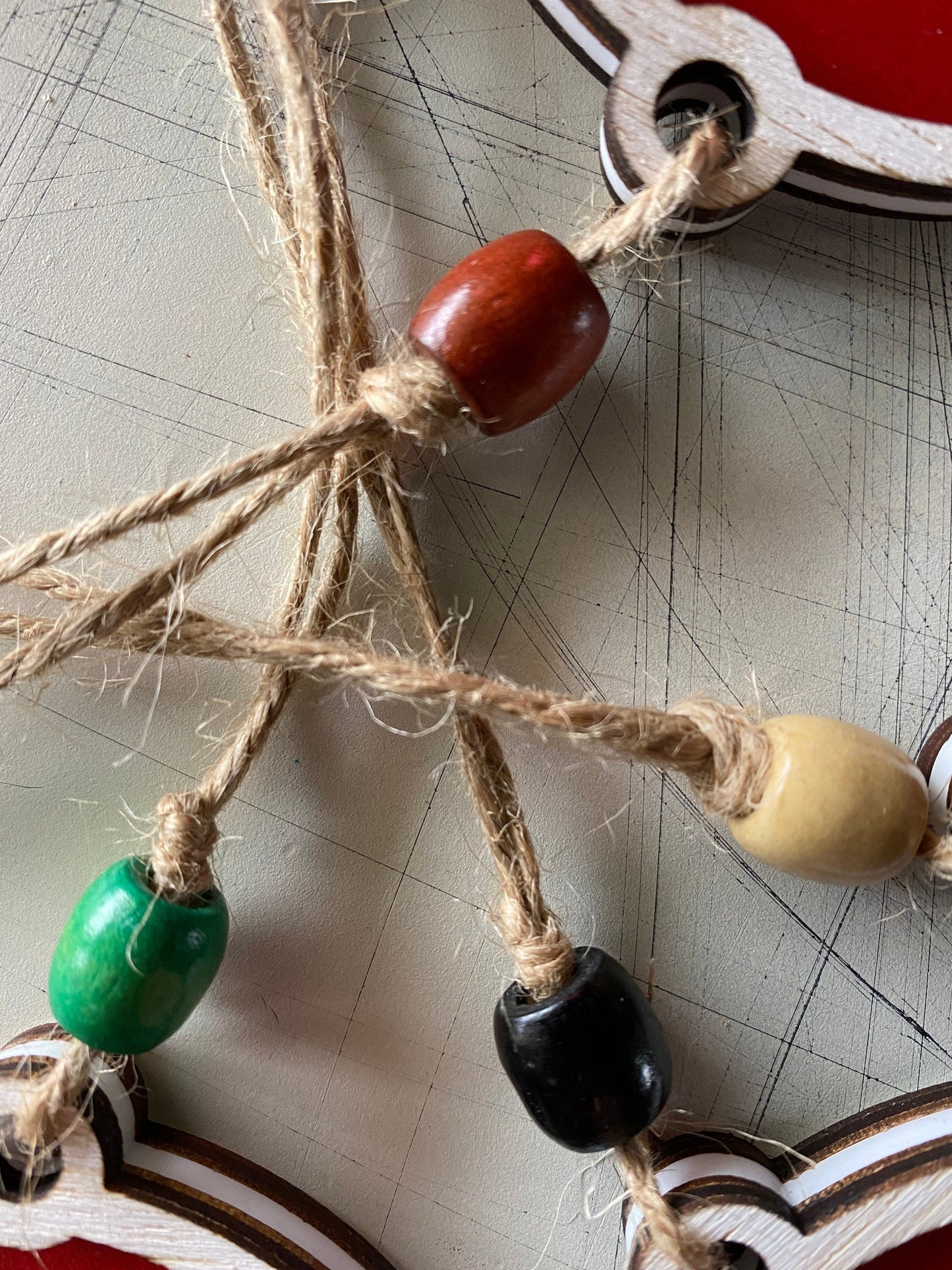 wood bead options for ornament