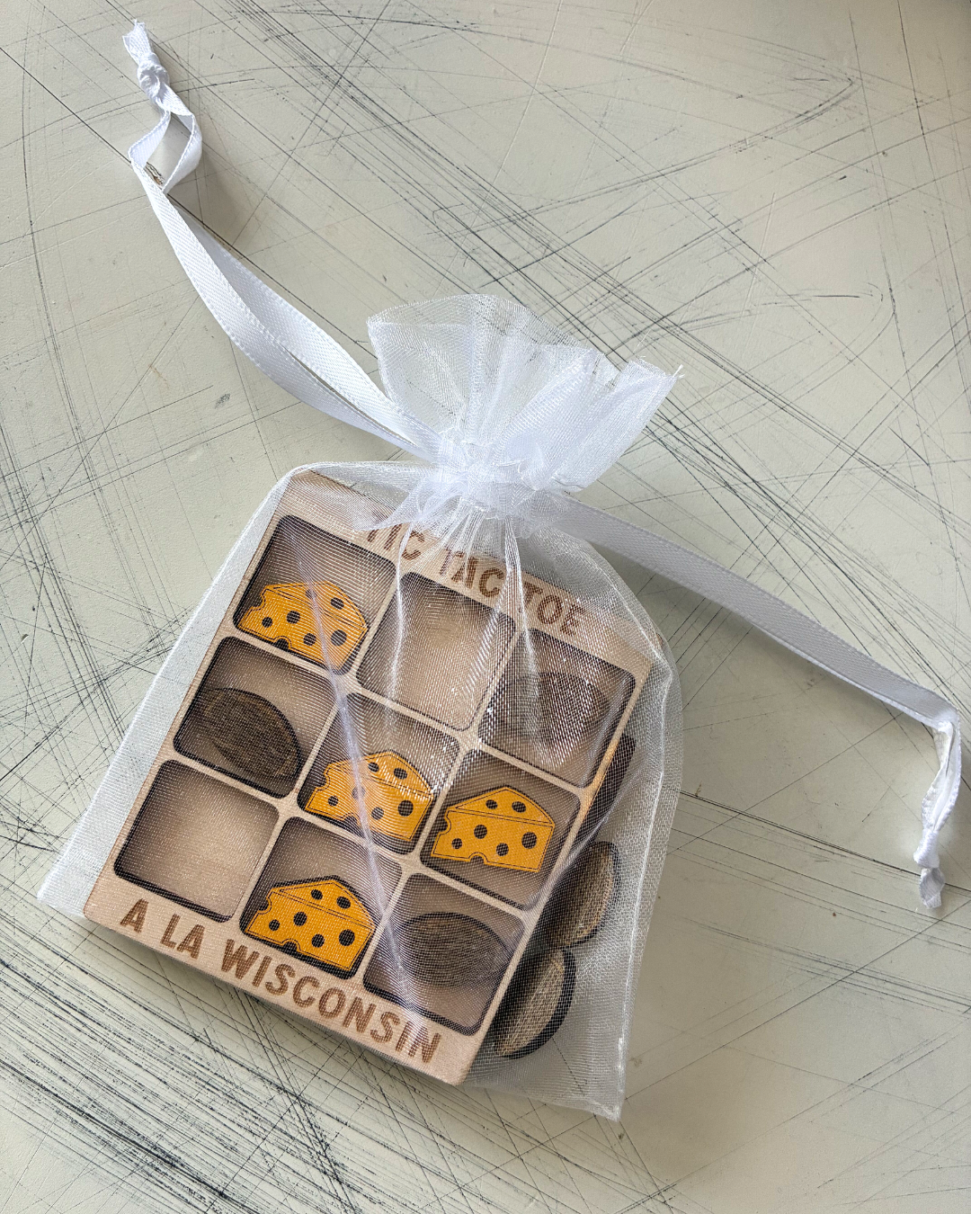Tic Tac Toe a la Wisconsin by Novotny Designs