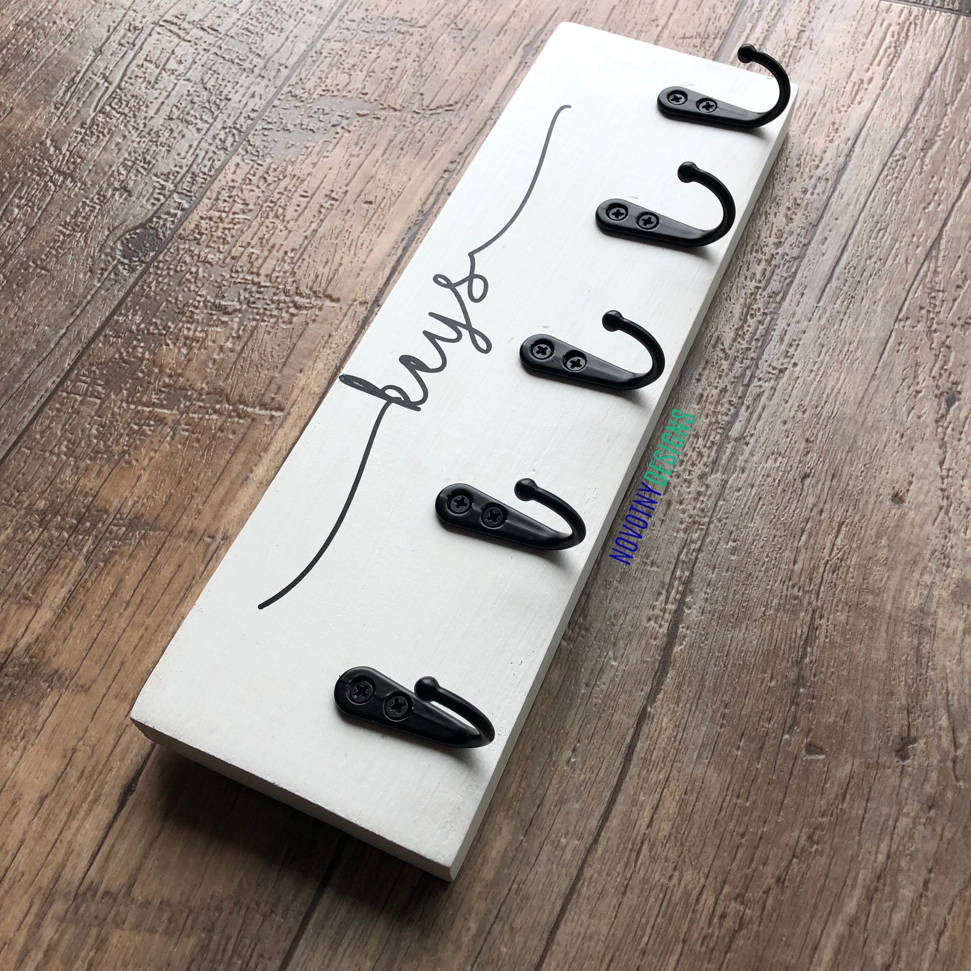 keys - handmade key hook wall decor