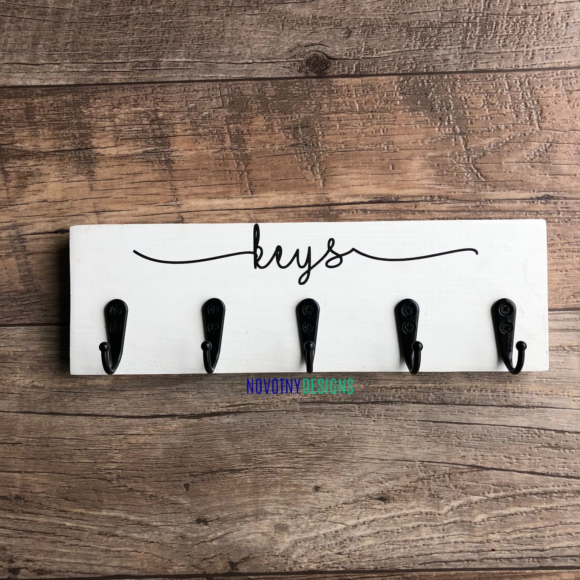 keys - handmade key hook wall decor